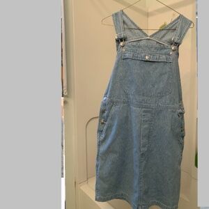 Jean overall skirt/dress